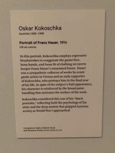 Oskar Kokoschka art analyze