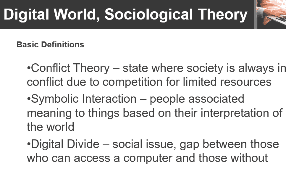 Use of Sociological Theory