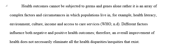 Health Improvement in a Population