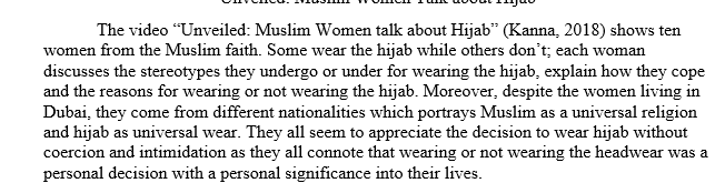 Muslim Women Talk about Hijab
