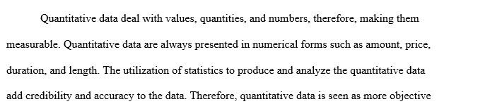 Quantitative methods and tools