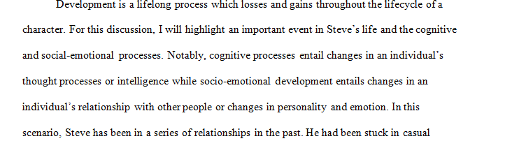 Cognitive, physical, and social-emotional developmental processes influence and interact with one another