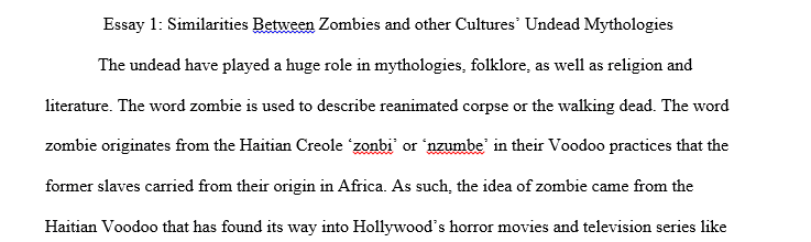 African and Haitian zombie cultures