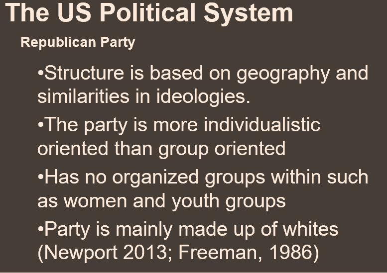 Explain the two-party political system