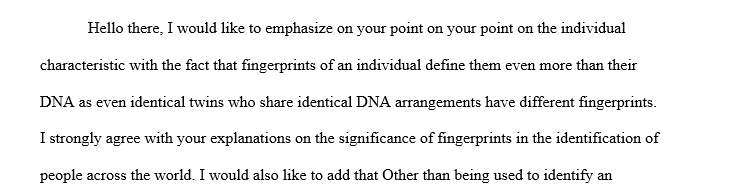 Fundamental principles of fingerprints