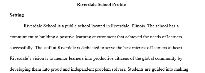 High schools across the United States develop individual school profiles