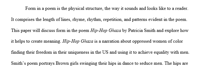 How an element of a sonic technique adds to the meaning of the poem