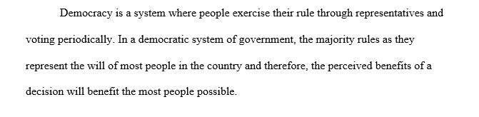How does majority rule both support best and worst ideas of society