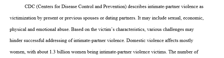 Intimate partner violence