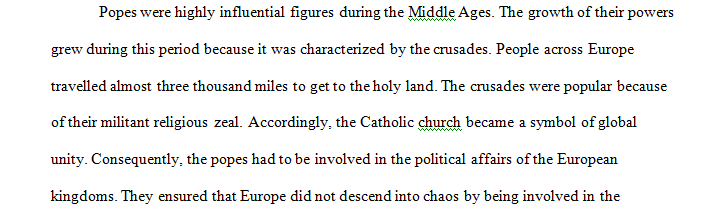 Pope’s Influence on World Leaders in the Middle Ages and Today