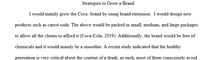 Strategies to Grow a Brand