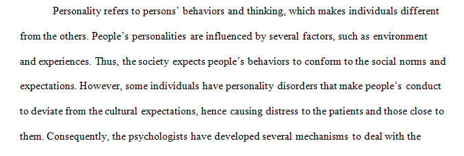 The Limitations of Psychotherapy in Treating Personality Disorder