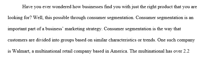 The four bases for segmenting consumer markets 