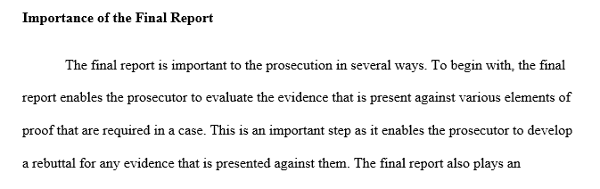 The stages of the criminal justice process