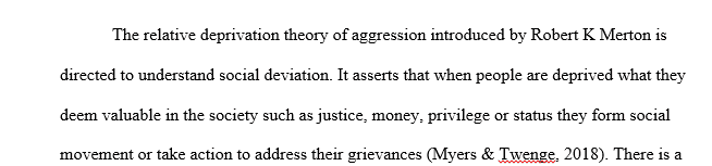 Theory of aggression