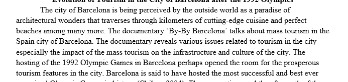 Tourism Bye bye Barcelona