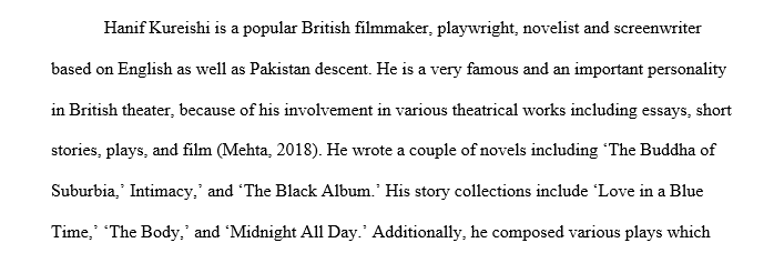 Why is Hanif Kureishi an important figure in British theater