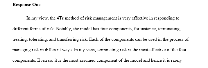Apply the risk management principle to minimize or extract danger
