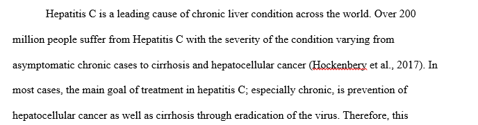 Discuss the pathophysiology of Hepatitis C