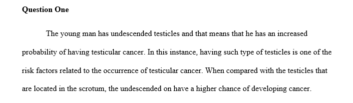 Knee Injury and Testicular Cancer
