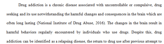 Pharmaceutical Therapy For Addiction