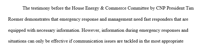 Prioritizing Emergency Communications Spectrum
