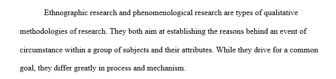 The three types of qualitative research