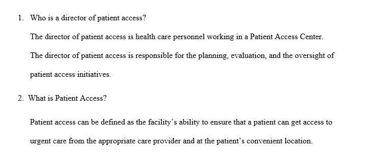 Create an interview and conduct it with a professional in the healthcare management field