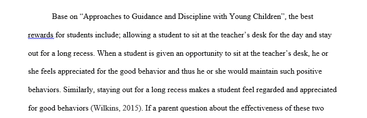 Discipline and guidance are major components of a preschool program