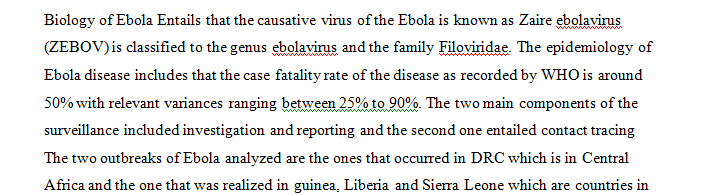 Ebola Outbreak Analysis