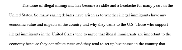 Illegal Immigration in the United States
