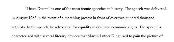 Retrieve one of the speeches made by Dr. Martin Luther King, Jr. c