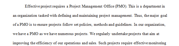 The Significance of Project Management Office