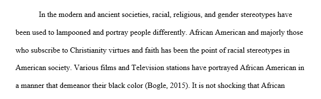 An essay written on different stereotypes about people of certain races 