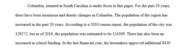 Describe a problem that the community is currently experiencing ...