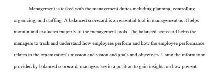 Do you think compensation should be linked to balanced scorecards
