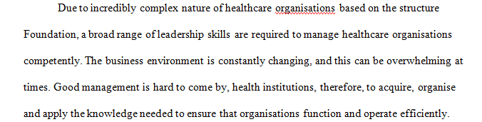 Healthcare Organisation
