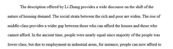 How does Li Zhang’s description of the redevelopment of housing in Kunming reflect