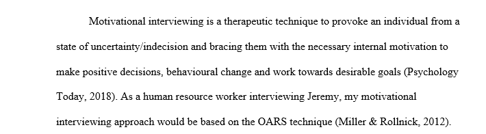 Michael D. Clark and OARS for Motivational Interviewing to Inspire Change