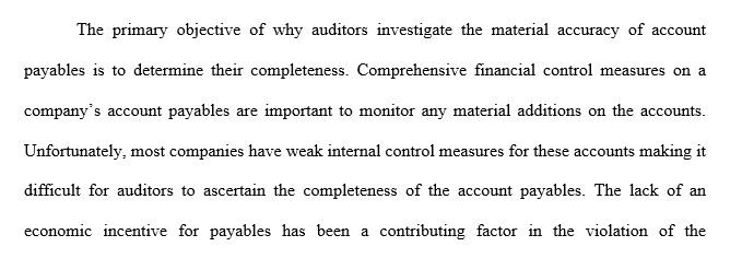 Most of Judge Lifland's criticism of E&Y focused on the firm's audit procedures for CBI's accounts payable