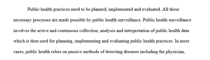 Summarize any one chapter of the handbook on epidemiological investigation