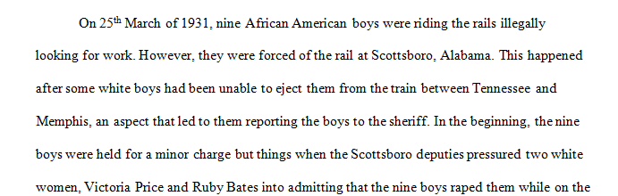 The Scottsboro Boys Case