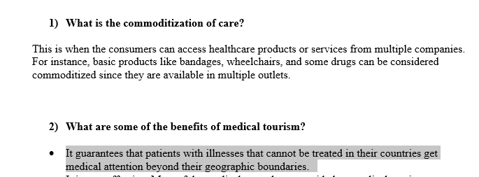What are some of the benefits of medical tourism