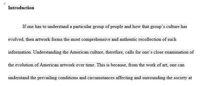 Write a  paper on American art before and after World War II