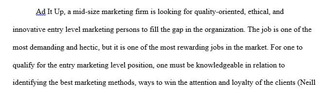 Hiring three entry-level marketing employees to replace some of the terminated employees