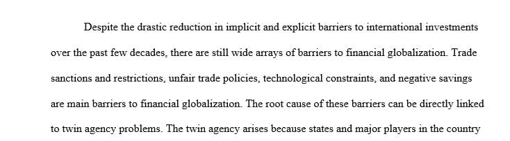 What is your analysis of the state of the field of international finance