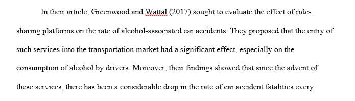 An empirical investigation of ride-sharing and alcohol related motor vehicle fatalities