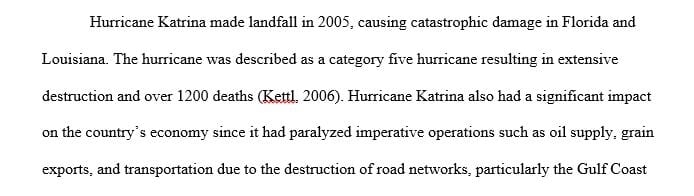 Conduct a web search on organizations that were affected by Hurricane Katri