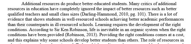Darling-Hammond (2010) talked about how increased accountability is a double-edged sword