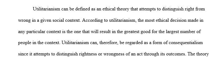 Does utilitarianism threaten individual rights